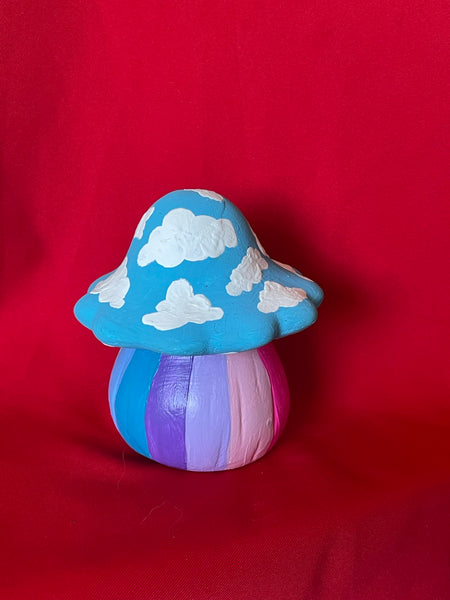 Rainbow cloud mushroom